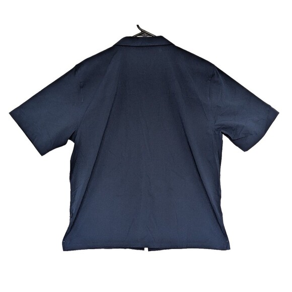 Lululemon Men’s Size Small Navy Blue Airing Easy Camp Collar Short Sleeve Shirt - Picture 2 of 3
